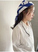 [puf 伏見/丸の内/栄/名古屋]ターバンアレンジセミロング★鳥山