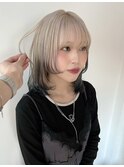 都島/ハイトーンカラー/裾カラー/大人ガーリー