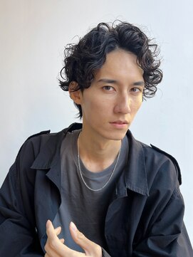 トルネード(TORNADO) メンズショートパーマくせ毛面長絶壁サイドバングK20241202