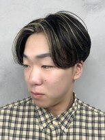 メンズサロンロス(LOSS)&nbsp;センターパート×ハイライト