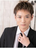 20代30代ハイトーンカラーパンクツーブロックショートR草加