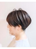 刈り上げマッシュショート