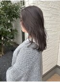 白髪ぼかし　シークレットハイライト　グレージュ