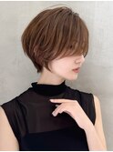 イメチェン外ハネボブ美髪ワイドバングレイヤーショート/大宮