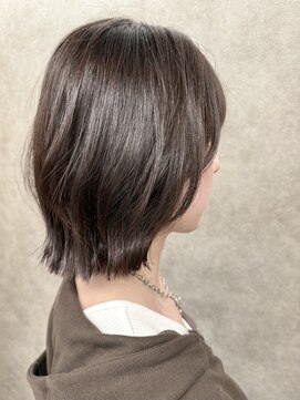 グラフィー(graphy) 外ハネボブ×艶ブラウン