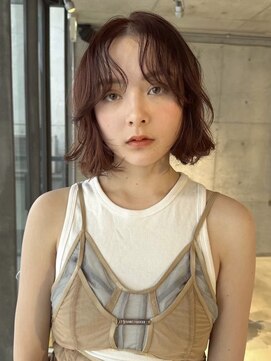 スクリーンギンザメゾン 銀座(SCREEN GINZA MAISON.) クラゲヘアー/小顔に見せるヘア/ココアベージュ/銀座