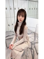 ユーフォリア 渋谷グランデ(Euphoria SHIBUYA GRANDE) 髪質改艶髪 ケアストレート ピンクブラウン カカオブラウンy