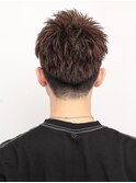ツイストグレージュショート
