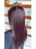 アース 霧島国分店(HAIR&MAKE EARTH)&nbsp;ワインレッドカラー