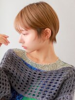 ガリカ 渋谷(Gallica)&nbsp;耳かけハンサムショート×透明感ミルクティーベージュ