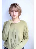 20代30代40代♪大人かわいい小顔ショートボブ×シルキーベージュ