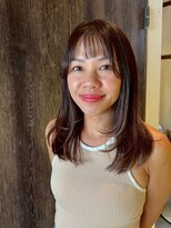 ヘアリゾート粋 ウナム 新宿東口店(enam)&nbsp;艶髪/レイヤーカット/アッシュブラウン