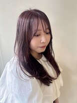 ベンチ(bench)&nbsp;ピンクバイオレット/顔まわりレイヤー/千葉美容室