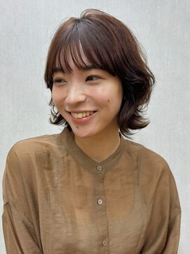 ガーデン 銀座(GARDEN) ボブ ボブカット ボブレイヤー ボブパーマ モーブブラウン