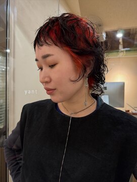 ヤント(yant) マレットヘア×ルーツカラー