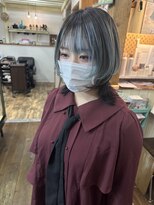 ラウラアンドロー(LAURA&RO) ダブルカラー/ケアブリーチ/インナーカラー/ベージュ【塚口】