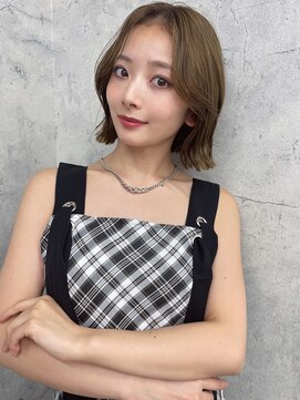 リミット 大宮(limit) くびれボブ/レイヤーボブ/オリーブベージュ