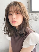 アグノス 青山(Agnos)&nbsp;外ハネレイヤーカット前髪シースルーバングエアリーカール
