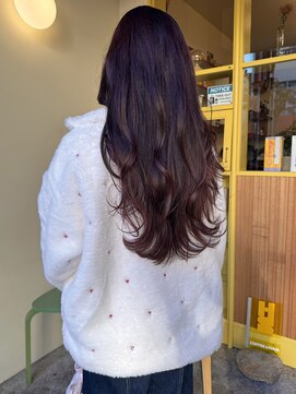 ヒントステーション(HINTSTATION) 〈浅草 半個室〉ピンクブラウン×ロングレイヤー