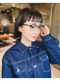 ぱつっとボブ・ショート/前髪あり/絶壁解消/20代/30代/大人