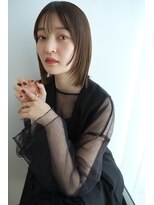 トリッカ シブヤ(TRICCA SHIBUYA)&nbsp;切りっぱなしボブ/ミディアムボブ/外ハネボブ