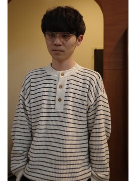 エディ(Edy) マッシュニュアンスパーマケアパーマ刈り上げメンズ眉毛カット