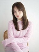 顔周りレイヤー/ダブルカラー/髪質改善/ケアブリーチ万代新潟◆