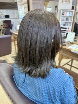 トップスタイル リッチ ほんのり透ける大人オリーブカラー