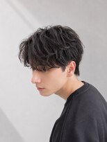 アース コアフュールボーテ 佐久平店(EARTH coiffure beaute)&nbsp;センターパート_韓国ヘア_シャドウパーマ_メンズ