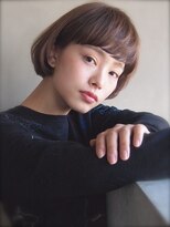 コス(kos)&nbsp;大人可愛い/ココアベージュ/グレージュカラー/ボブウルフ/黒髪