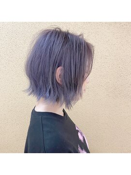 レンク(LENC) Coast.バイオレットカラー×ラベンダー×ダブルカラー×アニ髪