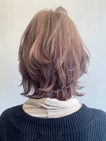 アイティー バイ アルバム 中野店(IT by ALBUM)&nbsp;グレージュウルフ_スリークボブ厚めバングローライト_ba286943