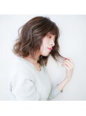 【Votan 北村】グラボブ×ベージュ系カラー天神/大名