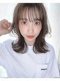 韓国っぽくびれ（前髪大人かわいいココアブラウン）
