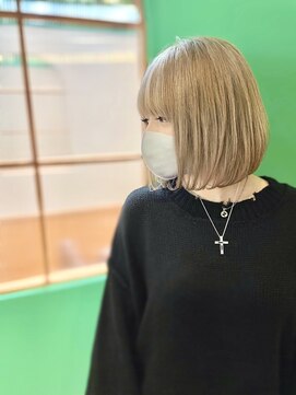 ロマン バイ ルームス(浪漫 by ROOMS) 最強ハイトーンボブ【浪漫byROOMS戸塚/戸塚駅】