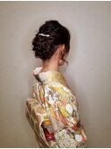 【Luccica】訪問着の着付け+ヘアセット