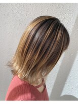 カプア 仙台駅前店(Kapua)&nbsp;バレイヤージュ　アッシュベージュ