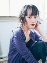 ヘアー アークス 上大岡店(hair ARKS)&nbsp;個性派インナーカラー大人ショートボブARKS上大岡