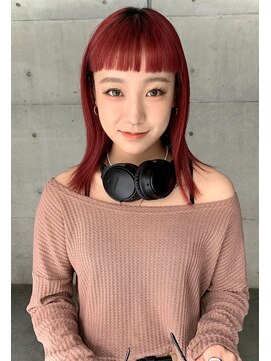 レコ 渋谷(LECO) 地毛生かしダメージレスチェリーレッド