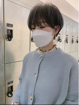 マッシュアンドマッシュアヴェダ ららぽーと福岡店(mash&mash AVEDA) 透明感ハンサムショート