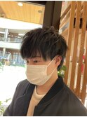 メンズ束感マッシュ