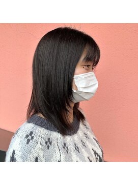 ジールドゥーエ(Zeal due) サイドレイヤースタイル × インナーカラー