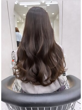 ロンド マーレ 天神大名店(Lond mare) 韓国くびれヘア/フェミニンロング/韓国ヘア/チェリーブラウン