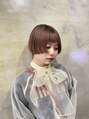 ヘアーナナシ(HAIR 774) ミニマムボブ丸みを残したキュートボブ