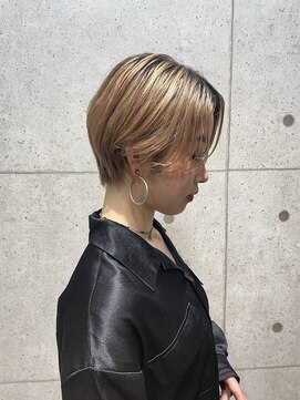 ヘアサロン ドットプラス 町田店(dot. plus) 【中西里美】ハンサムショート×骨格修正