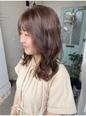 ワンカラーでショコラベージュ