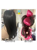 ヘアーメイクサロン リュクス(Hair make salon LUXE)&nbsp;片側寄せ高めポニー盛り髪