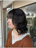【ADORE 横浜】オリーブグレージュ×透け感カラー