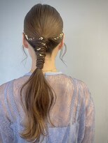 リッカ ギンザ バイ バッカ(Licca GINZA by bacca) タイトポニー 金箔アレンジ