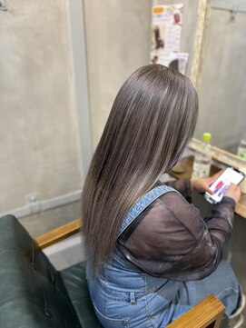 リエコー(RE'ECHO) プルエクステ/シルバーカラー/グラデーション